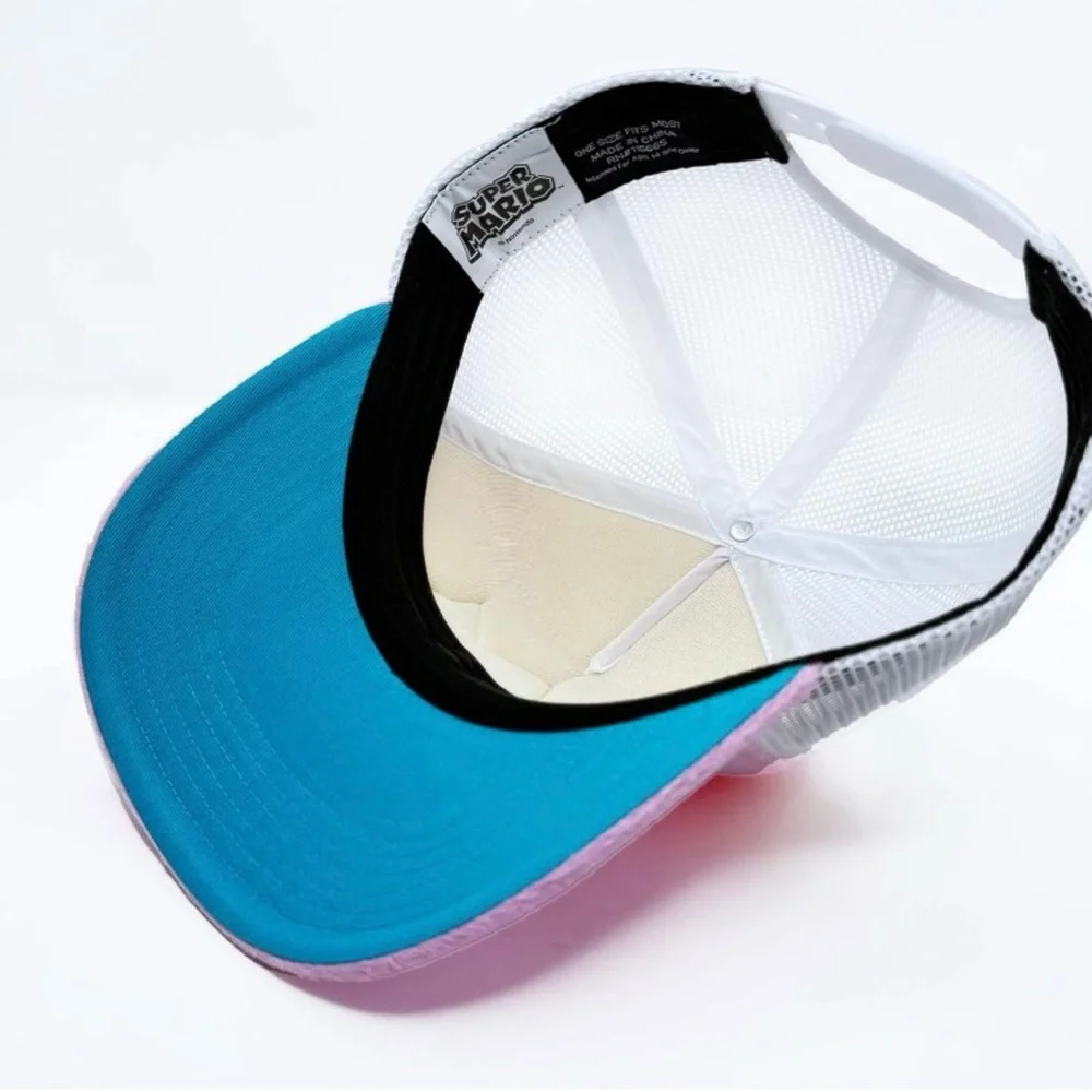 Nintendo Pink and Yellow Trucker Hat - Picture 4 of 5